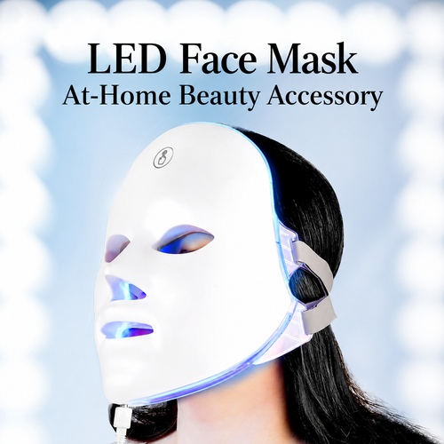 White LED Face Mask with Seven Light Settings