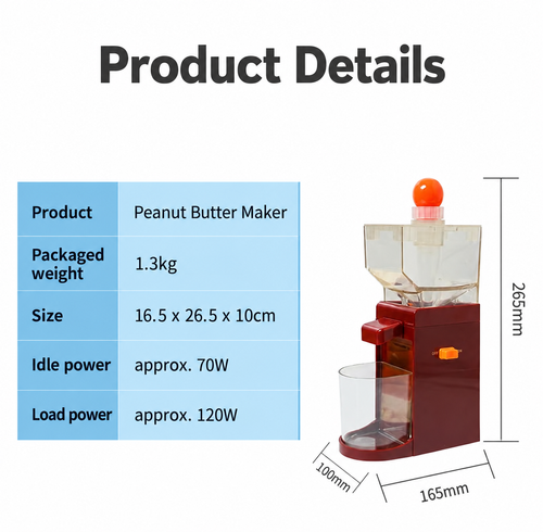 Red Electric Peanut Butter Maker