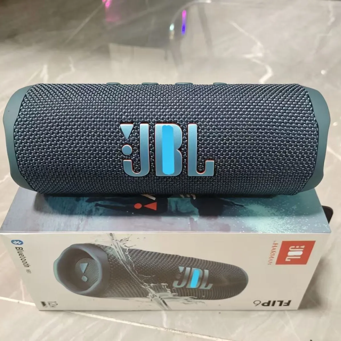 Blue Portable Bluetooth Speaker - Your music setup