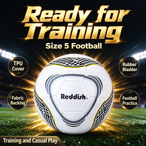 Size 5 Training Football with TPU Cover