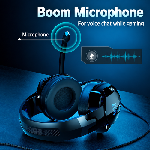 KOTION EACH G2000 Black and Blue Wired Gaming Headset