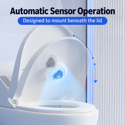 White Automatic Sensor Toilet Bowl Light