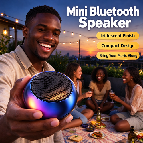 Iridescent Mini Bluetooth Speaker