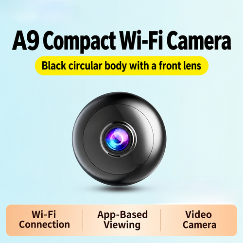 Black A9 Compact Wi-Fi Camera