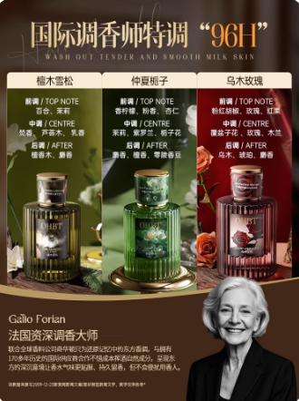 半重世界香水持久留香72小時玫瑰梔子花香專櫃正品