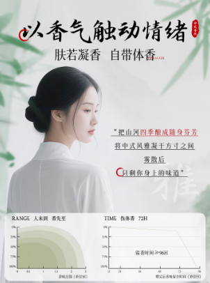 中式香水女士持久淡香留香72小時玫瑰禮盒正品