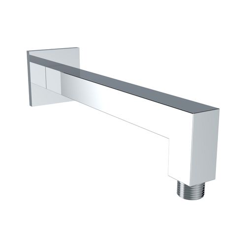 Metal Rectangle Shower Arm in Chrome