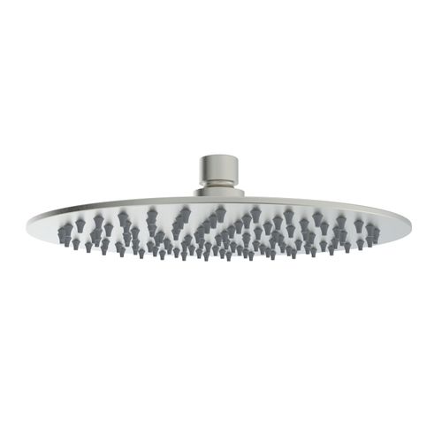 Metal Round Shower Head in brushed nickel