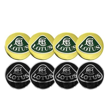 4pcs 56.5mm Lotus Logo Car Wheel Center Hub Cap Sticker Auto Tire Emblem Badge Decal
