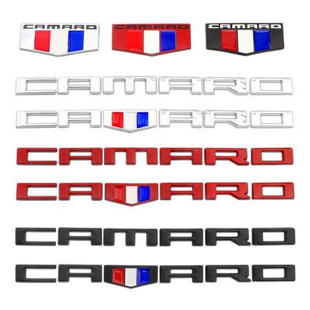 Metal Camaro Badge Emblem Rear Truck Side Fender Sticker Decals For Chevrolet