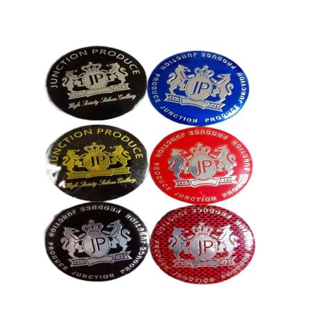 4x 56mm 2.2 JP Junction Produce Wheel Center Hub Caps Emblem Decal Car Sticker