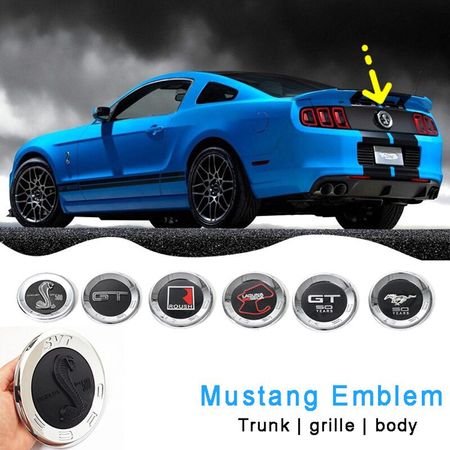 3D Ford Mustang Tailgate Emblem Rear Badge Cobra ROUSH Shelby GT350 GT500 V6 V8 Roush