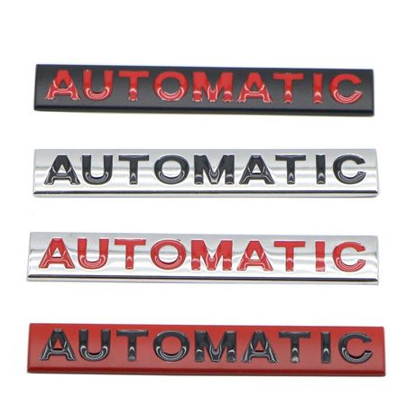 3D Metal Automatic Car Trunk Rear Tailgate Emblem Badge Decals Sticker