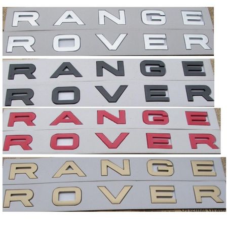 Number Letters Word  RANGE ROVER  Car Trunk Badge Emblem Badges Emblems for  Range Rover