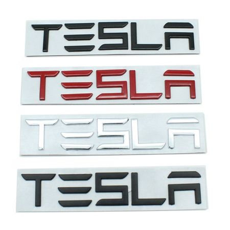 3D Metal for Tesla Model X Model 3 Model S Model Y Stickers Decals emblem badge