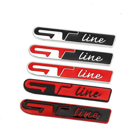 Alloy GT LINE Emblem Badge Sticker for KIA Forte Optima Stinger Sorento K5