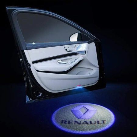 2X LED Car Door Welcome Light HD Logo Courtesy Projector Ghost Laser Renault