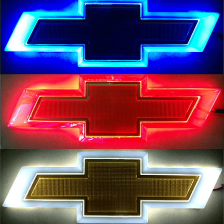 4D LED Tail Logo Badge Emblem Cold Light For CHEVROLET CHEVY CRUZE EPICA