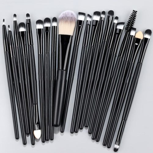 20Pcs Double-Ended Eyeshadow Brushes Set Eye Makeup Brushes Tools
