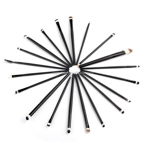 20Pcs Double-Ended Eyeshadow Brushes Set Eye Makeup Brushes Tools