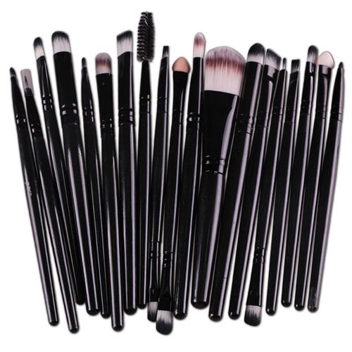 20Pcs Double-Ended Eyeshadow Brushes Set Eye Makeup Brushes Tools