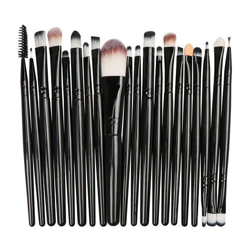 20Pcs Double-Ended Eyeshadow Brushes Set Eye Makeup Brushes Tools