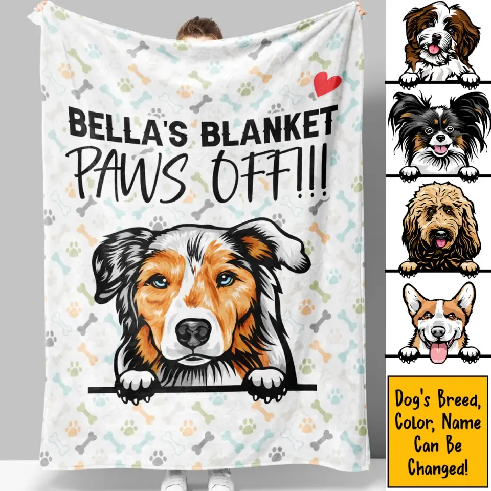 Personalized Dog Blanket