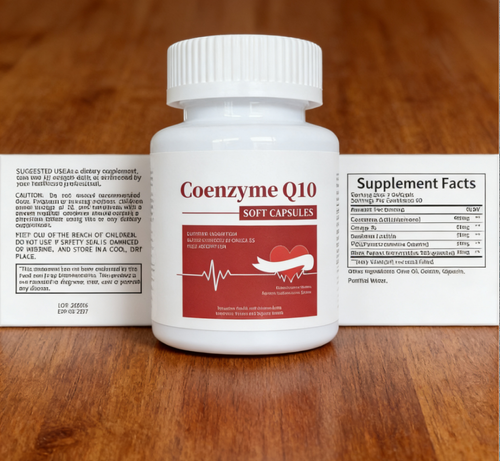 Coenzyme Q10 Soft Capsules, Enhance Immunity, Support Cardiovascular System （Shipped from Accra）