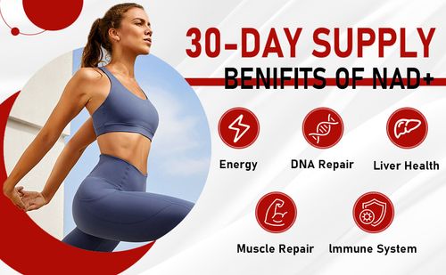 This product helps support NAD+ levels, promotes cell health, DNA repair and metabolism, and helps maintain brain function and youthful skin.
