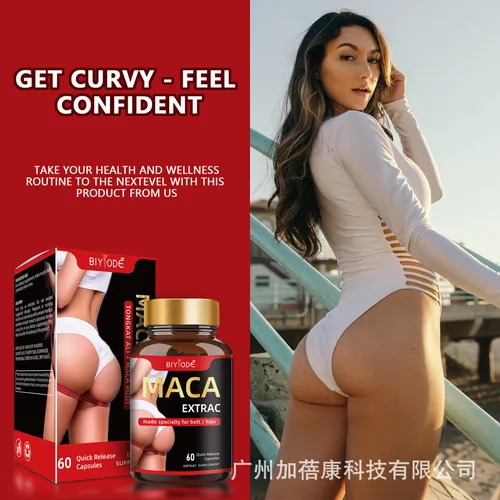Maca capsules, a natural supplement that increases energy and vitality