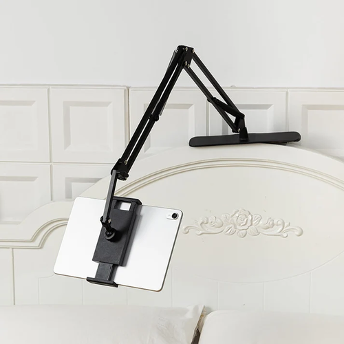 ⏳Time-Limited Special⏰Watch in Bed, Hands-Free – Magnetic Tablet Stand with Hidden Mattress Base. No Shaking, No Drilling.