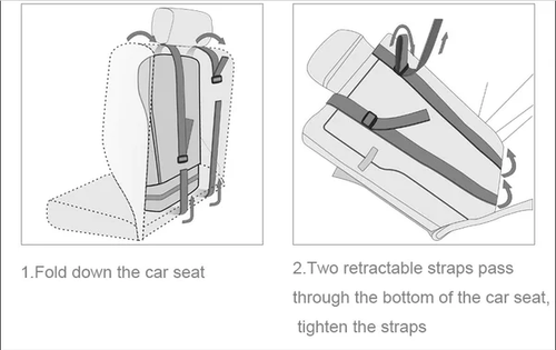 Keep Your Child Safe On Every Trip! Portable Kids Car Safety Seat