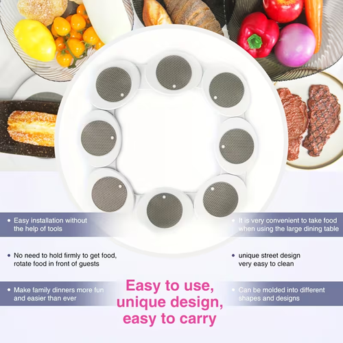 🎁 New Arrivals 50% OFF Expandable Rotating Dining Turntable For Large Family Meals