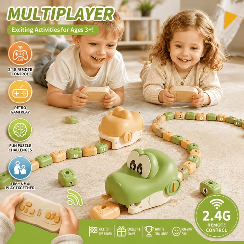 Remote Control Snake Toy for Kids | Magnetic Snake Game with Modular Blocks | STEM Learning Toy for Boys & Girls Real‑Life Snake Game | Ditch The Phone For Fun Outdoor Play
