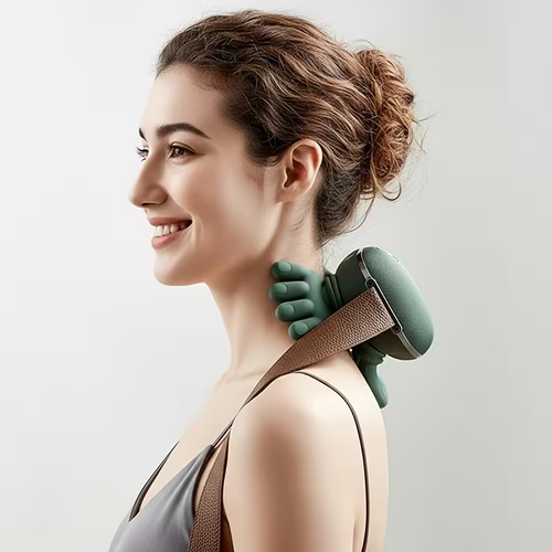 Say Goodbye To Neck Pain! Heated Neck Massager