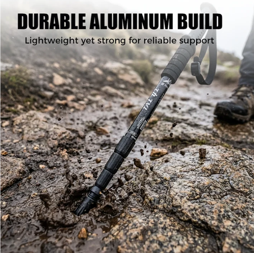 ⛰️ LIMITED-TIME50% OFF! ✨ Adjustable Aluminum Alloy Trekking Pole – Durable, Shock-Absorbing, Lightweight