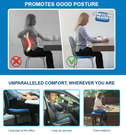 Pressure Relief Gel Cushion for Cars and Seats
