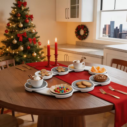 🎁 New Arrivals 50% OFF Expandable Rotating Dining Turntable For Large Family Meals