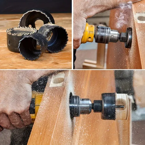 11pcs Hole Saw Set Tools,suitable for wood, metal alloys, round shape with case
