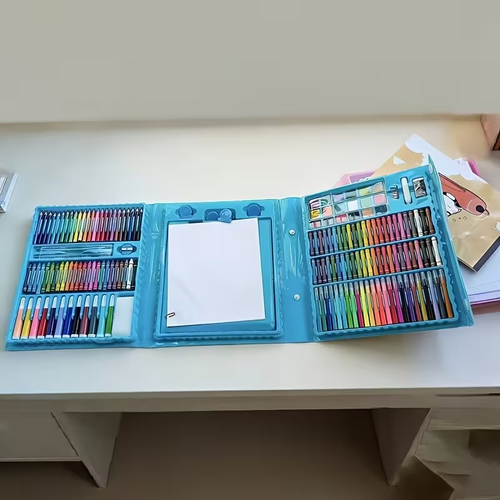 🎨35% OFF!✨ Deluxe 6-in-1 Art Creativity Set - Includes Drawing Tools & 12 Colors for Kids' Creative Development 🧑‍🎨🌟