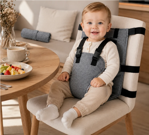 👶Baby Chair Harness Strap – 5-Point Safety & Travel-Ready Design