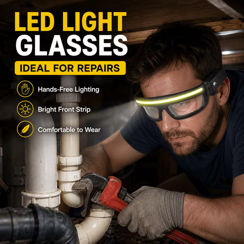 ⏳Limited-time 50% off⏰Rechargeable LED Glasses Headlamp