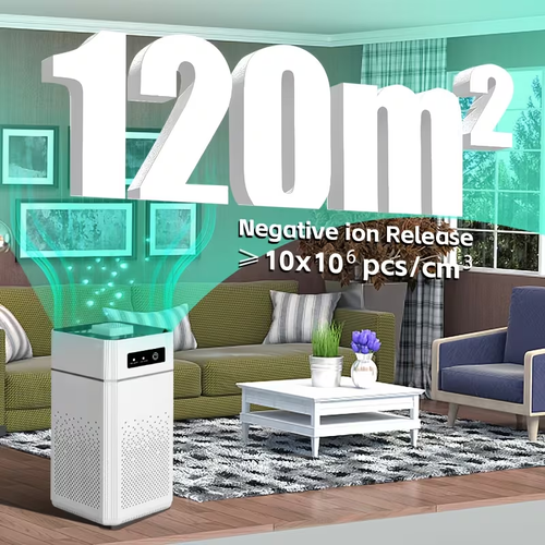 USB portable negative ion air purifier, with three adjustable wind speeds, button operation combined with status indicator lights. USB multi-scenario power supply, releases negative ions to assist in the deposition of particulate matter and improve odors. Suitable for bedrooms, desktops, and small spaces in cars. Do not block the ventilation holes. Modules may have normal wear and tear, only serving as auxiliary purification, and regular cleaning is required.