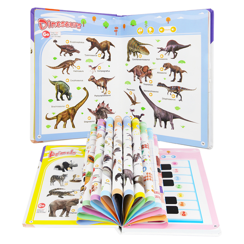 English Sound Book Interactive Talking Book Early Learning Educational Toy For Kids Baby Vocabulary Learning 0 To 8 Years