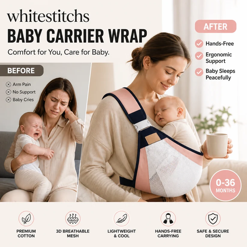 🎉 2026 Sale — Over 30,000 Sold! 👶 4-in-1 Breathable Baby Carrier – 0-36 Months