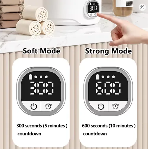 4000mAh Battery Fully Automatic Mini Portable Washing Machine 🔋 Wash Underwear & Socks 🧦 Perfect for Business Trips & Outdoor Adventures ✈️🏕️