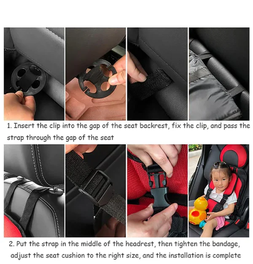 Keep Your Child Safe On Every Trip! Portable Kids Car Safety Seat