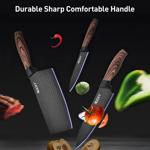 🔥 50% OFF✨6 Pieces Premium Non-Stick Kitchen Knife Set | Full Kitchen Cutting Tools with Gift Box