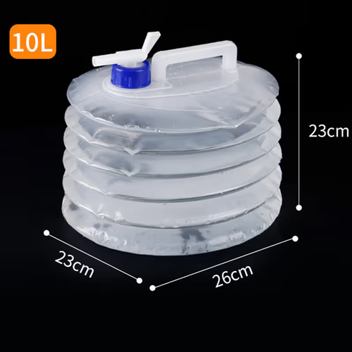 2*Collapsible Water Container with Spigot