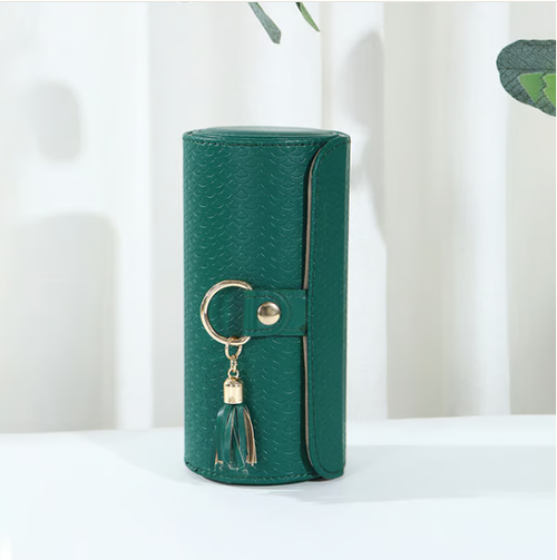 💎 Layered Travel Jewelry Case – Elegant Storage, Always Ready to Shine✈